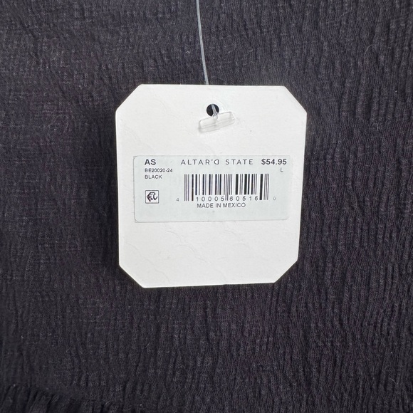 Altar'd State Black Ruffled Tank Top - Picture 6 of 6